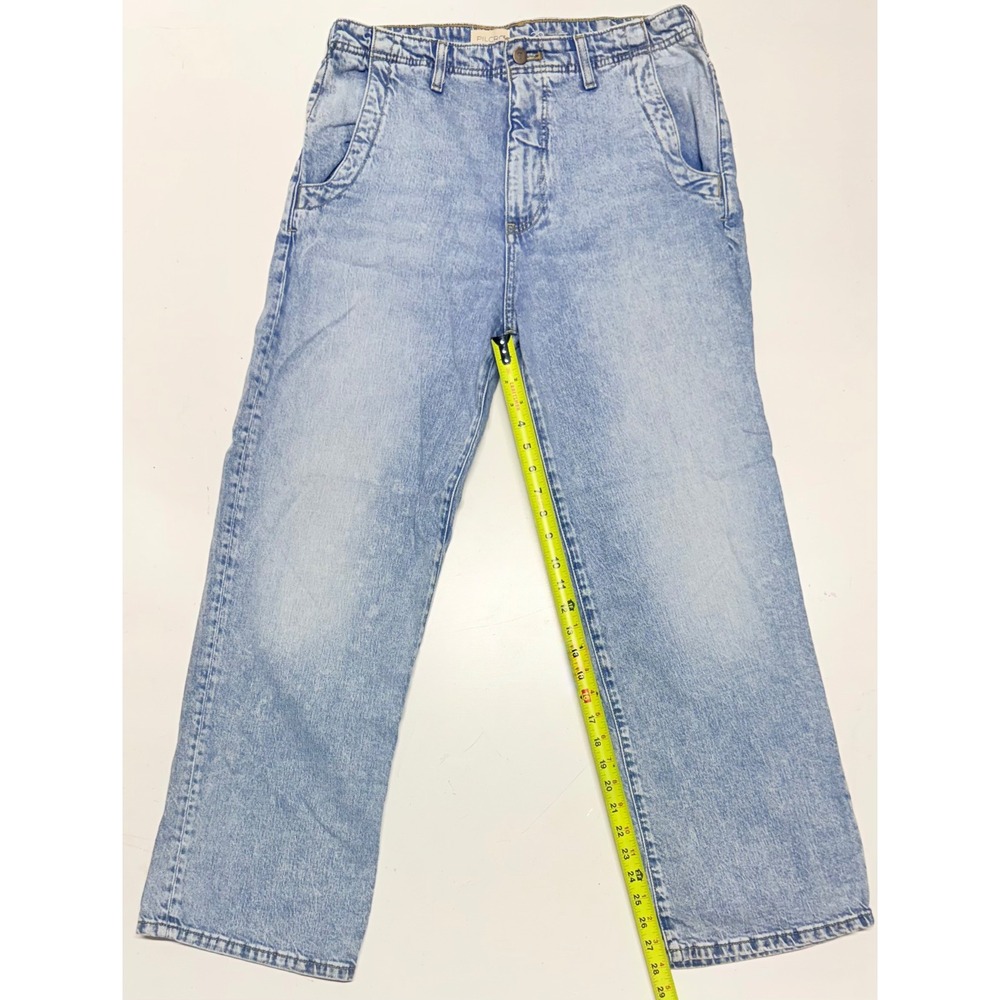 Pilcro and the Letterpress Light Wash Straight Leg Jeans Size 29‎ Blue Denim
